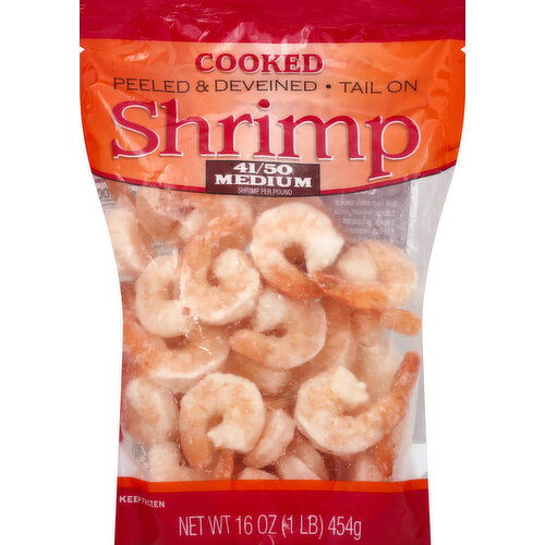 Tampa Bay Fisheries Shrimp, Cooked, 41/50 Medium