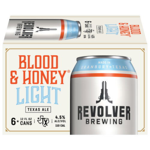 Revolver Brewing Beer, Light, Texas Ale, Blood & Honey