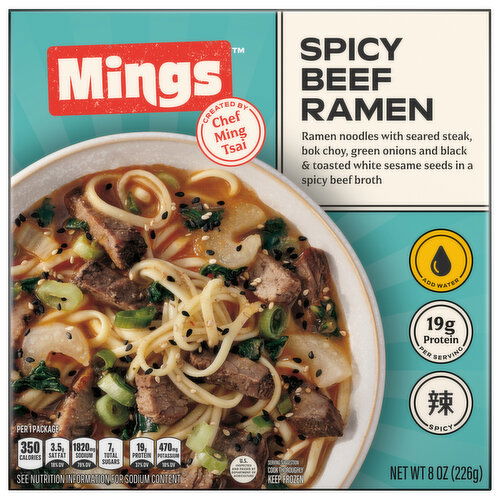 Mings Ramen, Spicy Beef