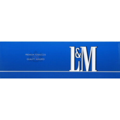 L M Cigarettes, Filter, Blue Pack, Flip-Top Box - 200 Each