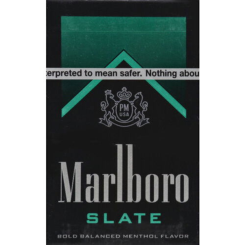 Marlboro Cigarettes, Black, Slate