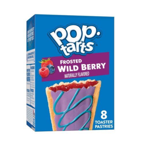 Pop-Tarts Toaster Pastries, Frosted Wild Berry - 13.5 Ounce