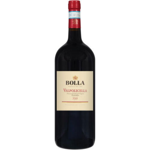 Bolla 2018 Valpolicella Italian Red Wine; 2018 Valpolicella Italian Red Wine