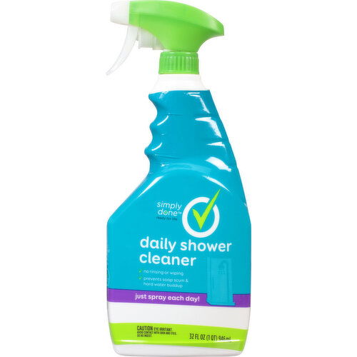 Simply Done Cleaner, Daily Shower