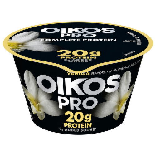Oikos Pro 2% Milkfat Cultured Ultra-Filtered Milk Vanilla Yogurt - 5.3 Ounce