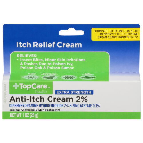 TopCare Anti-Itch Cream 2%, Extra Strength