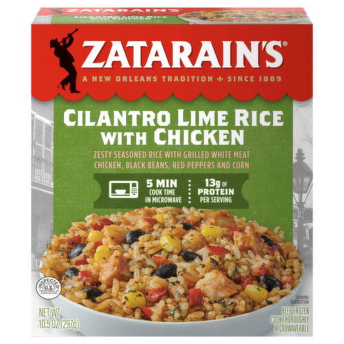 Zatarain's Frozen Rice Bowl - 10.5 Ounce