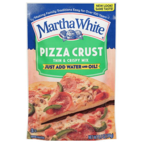 Martha White Pizza Crust, Thin & Crispy Mix