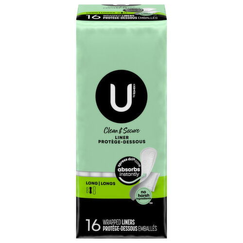 U by Kotex Liners, Long