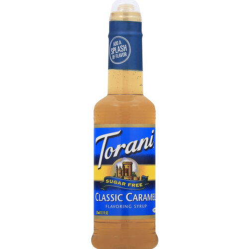 TORANI Flavoring Syrup, Sugar Free, Classic Caramel