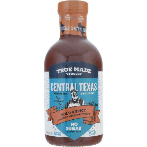 True Made Foods BBQ Sauce, Central Texas