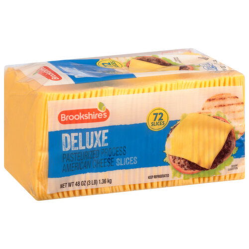 Brookshire's Deluxe American Cheese Slices - 72 Each