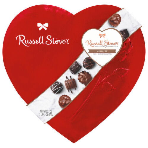 Russell Stover Milk & Dark Chocolates, Assorted