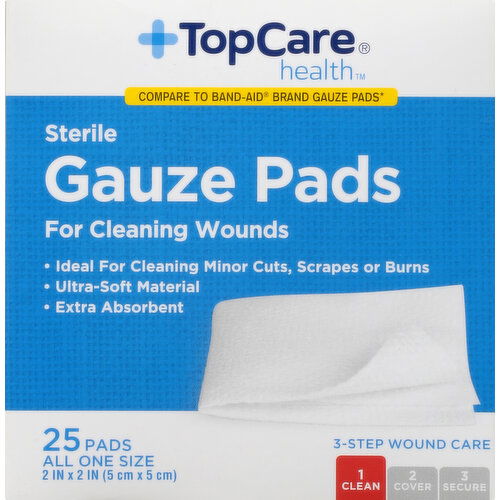 TopCare Gauze Pads, Sterile