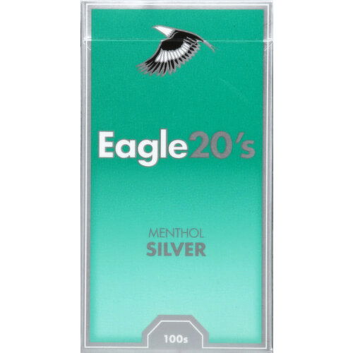 Eagle 20s Cigarettes, Class A, Menthol Silver 100s