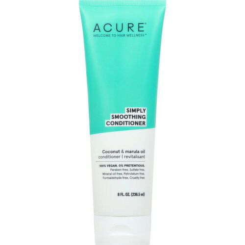 Acure Conditioner, Simply Smoothing, Coconut & Marula Oil