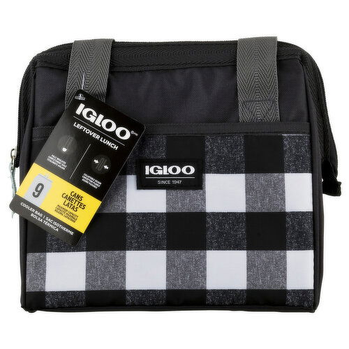 Igloo Cooler Bag, Gingham, Leftover Lunch - 1 Each