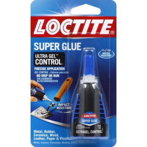 Loctite Super Glue, Water Resistant, Ultra Gel Control