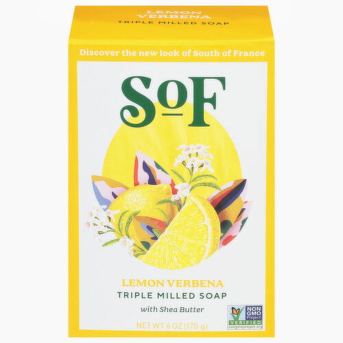 SOF Soap, Triple Milled, Lemon Verbena