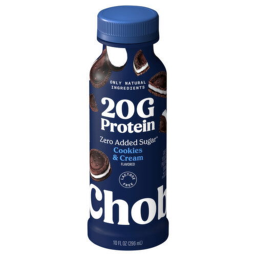 Chobani Yogurt Protein Drink, Cookies & Cream, Zero Added Sugar