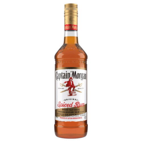 Captain Morgan Original Real Madagascar Vanilla Spiced Rum, 750 ml    