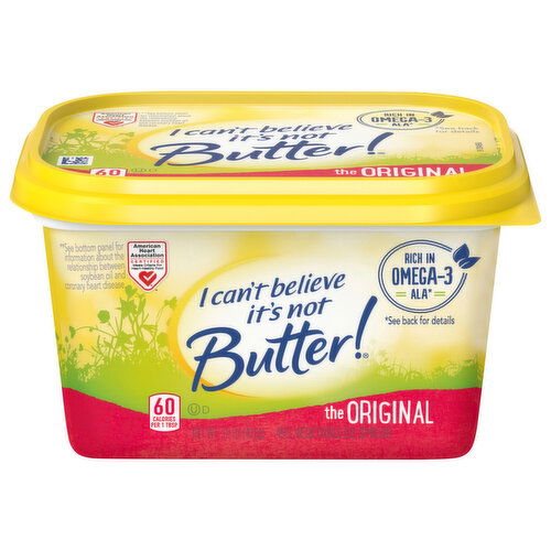 I Can't Believe It's Not Butter! The Original Vegetable Oil Spread - 15 Ounce