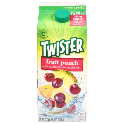 Twister Fruit Punch Drink - 59 Fluid Ounce