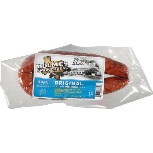 Holmes Smokehouse Sausage, Original, Pecan Smoked