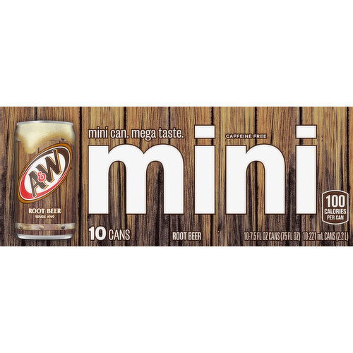 A&W Soda, Root Beer, Mini