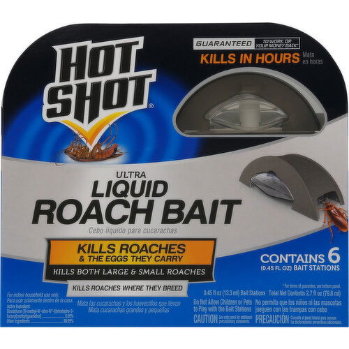 Hot Shot Roach Bait, Ultra, Liquid