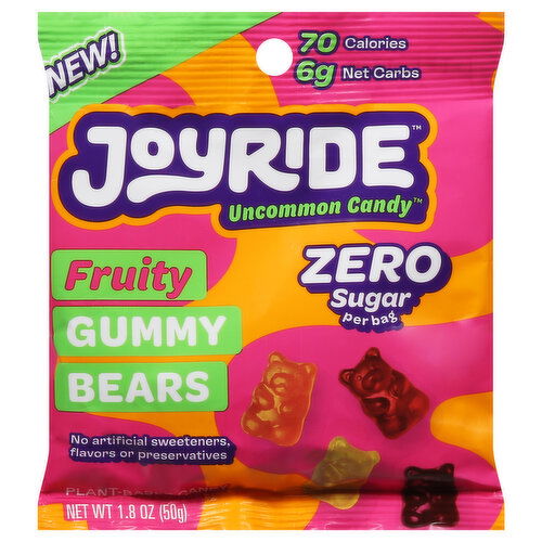 Joyride Candy, Fruity, Gummy Bears