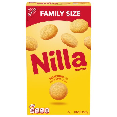 NILLA Wafers Cookies, Vanilla Wafers, Family Size