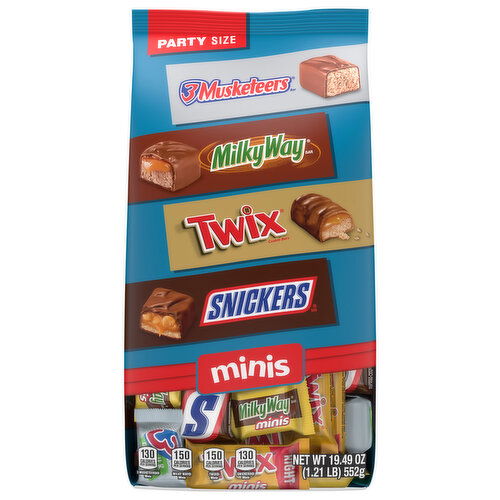 Mars Wrigley Candy, Minis, Party Size