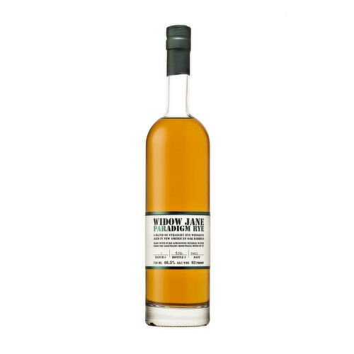 Widow Jane Paradigm Rye New York Whiskey, 750 ml - 750 Milliliter