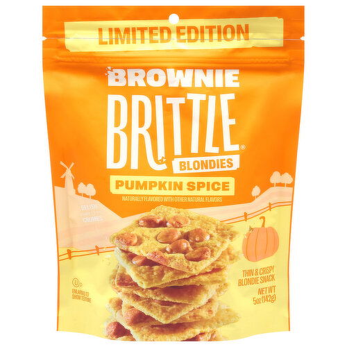 Brownie Brittle Pumpkin Spice Blondies - 5 Ounce