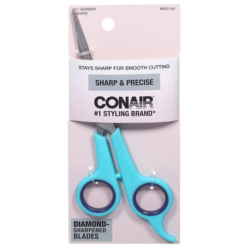 conair Barber Shears, Diamond Sharpened, 6-1/2 Inch - 1 Each