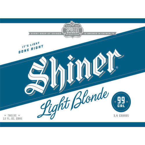 Shiner Light Blonde Beer