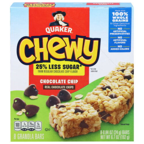 Quaker Granola Bars, Chocolate Chip