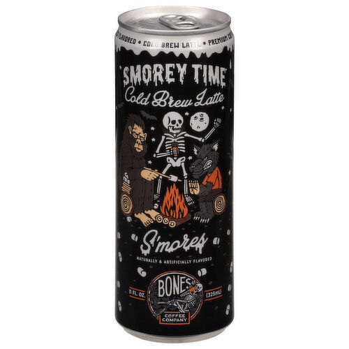 Bones Coffee Company Cold Brew Latte, Smorey Time