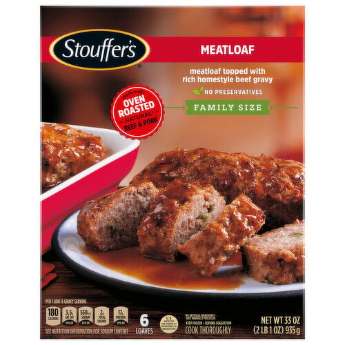 Stouffer's Meatloaf, Family Size