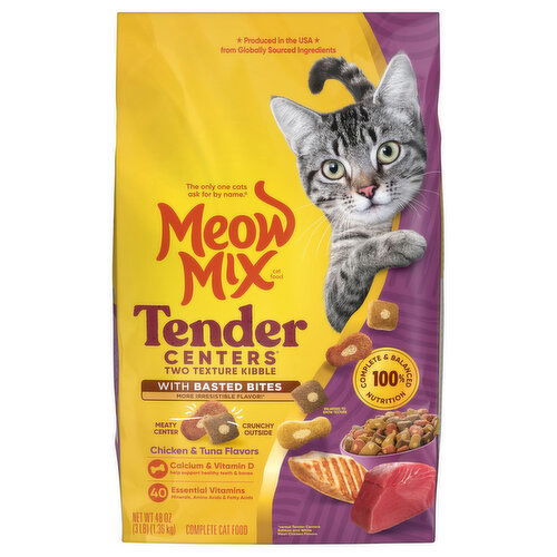 Meow Mix Cat Food, Chicken & Tuna Flavors