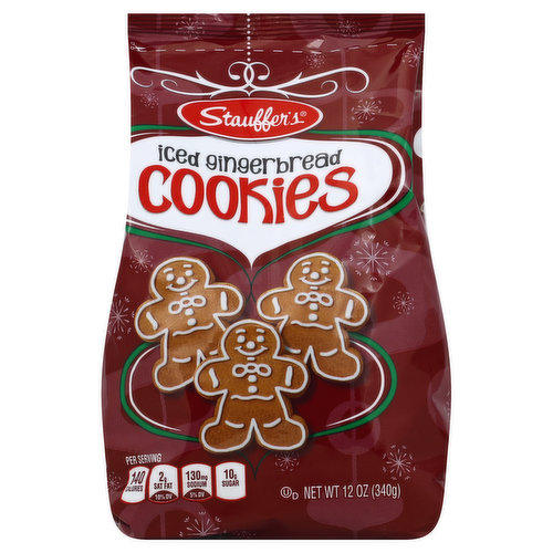 Stauffer's Cookies, Iced Gingerbread