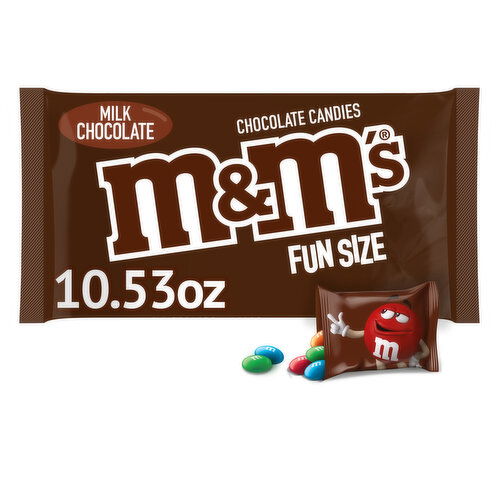 M&M'S M&M'S Fun Size Milk Chocolate Candy, 10.53 oz Bag