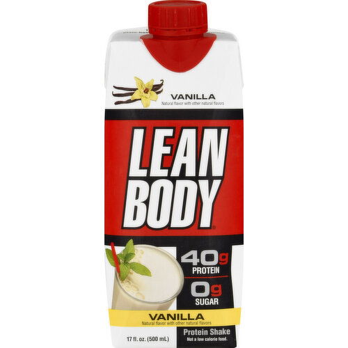 Lean Body Protein Shake, Vanilla