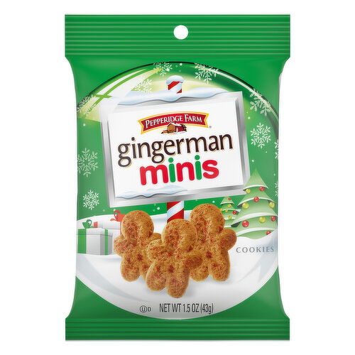 Pepperidge Farm Cookies, Gingerman, Minis