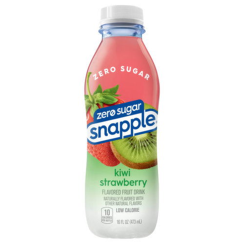 Snapple Fruit Drink, Zero Sugar, Kiwi Strawberry Flavored