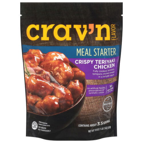 Crav'n Flavor Meal Starter, Crispy Teriyaki Chicken