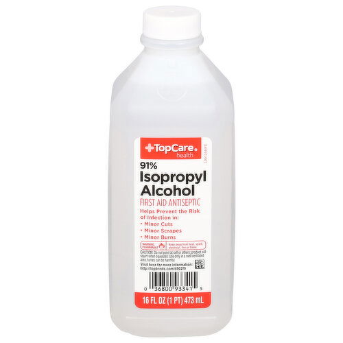 TopCare First Aid Antiseptic, 91% Isopropyl Alcohol