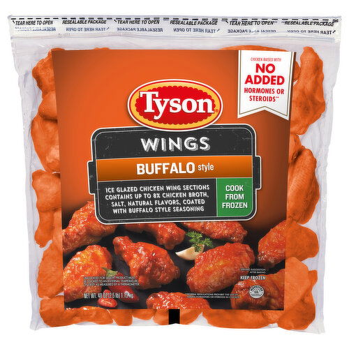 Tyson Tyson Buffalo Frozen Chicken Wings, 40 oz Bag