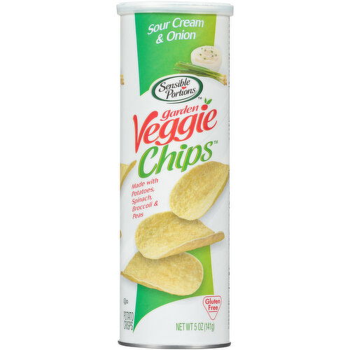 Sensible Portions Sour Cream & Onion Potato Crisps